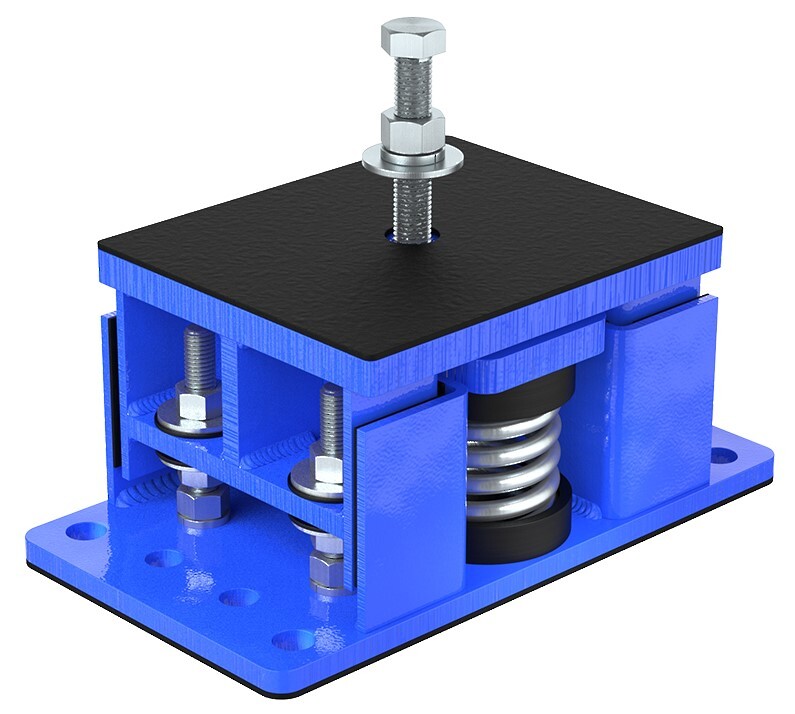 MWT-2 heavy-duty Seismic-Restrained Spring Mount