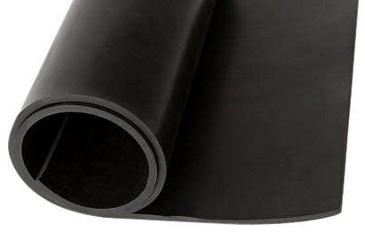 Mounting Pad 60 Duro Neoprene Rubber Sheet Solid 3/8 Thk x 4.25 Sq 